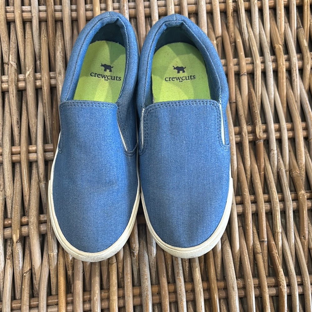 Crewcuts Blue Slip-On Sneakers Casual Comfort
